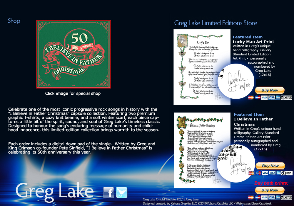 Greg Lake Home Page